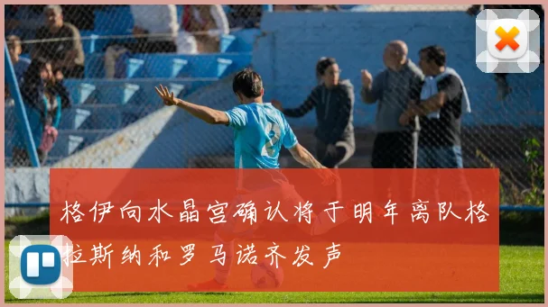 格伊向水晶宫确认将于明年离队格拉斯纳和罗马诺齐发声
